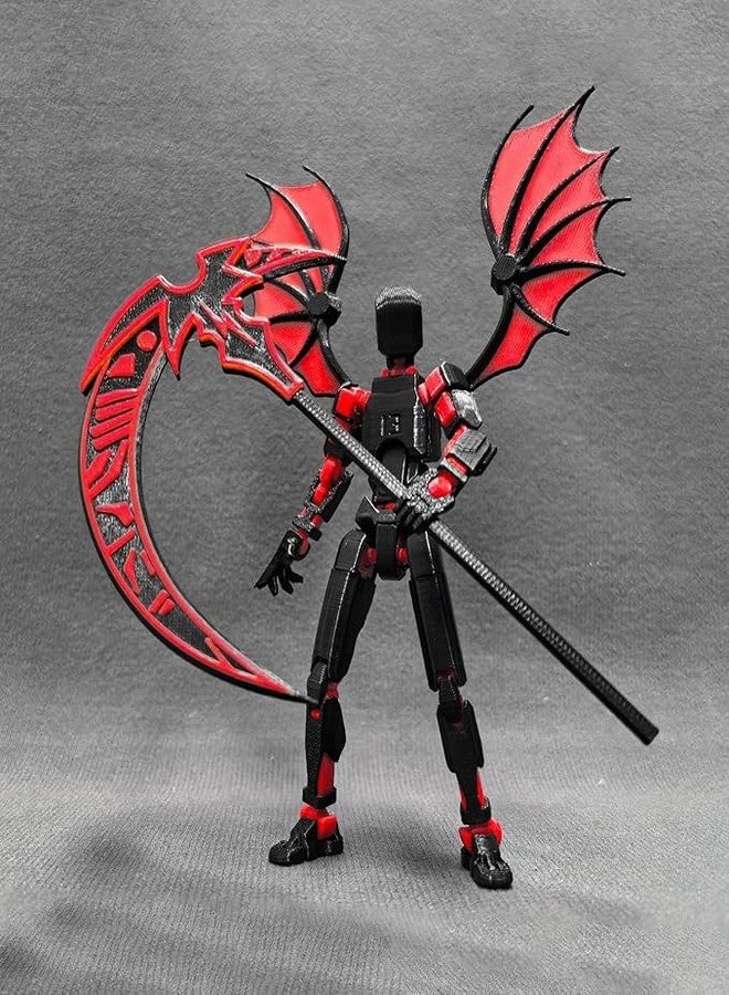 VALUEVIBES 13 Action Figure (Assembly Completed), Multi-Jointed Movable 3D Printed Toys Action Figures, 13 Set Toy, for Collectors Desktop Decorations, Action Figures for Boys Age 8-12 (Red) - Image 3